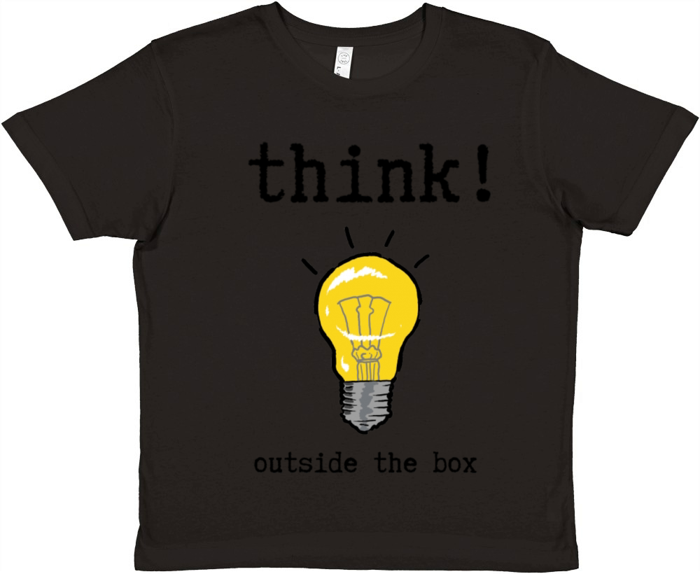 Think outside the box Premium Kids Crewneck T-shirt