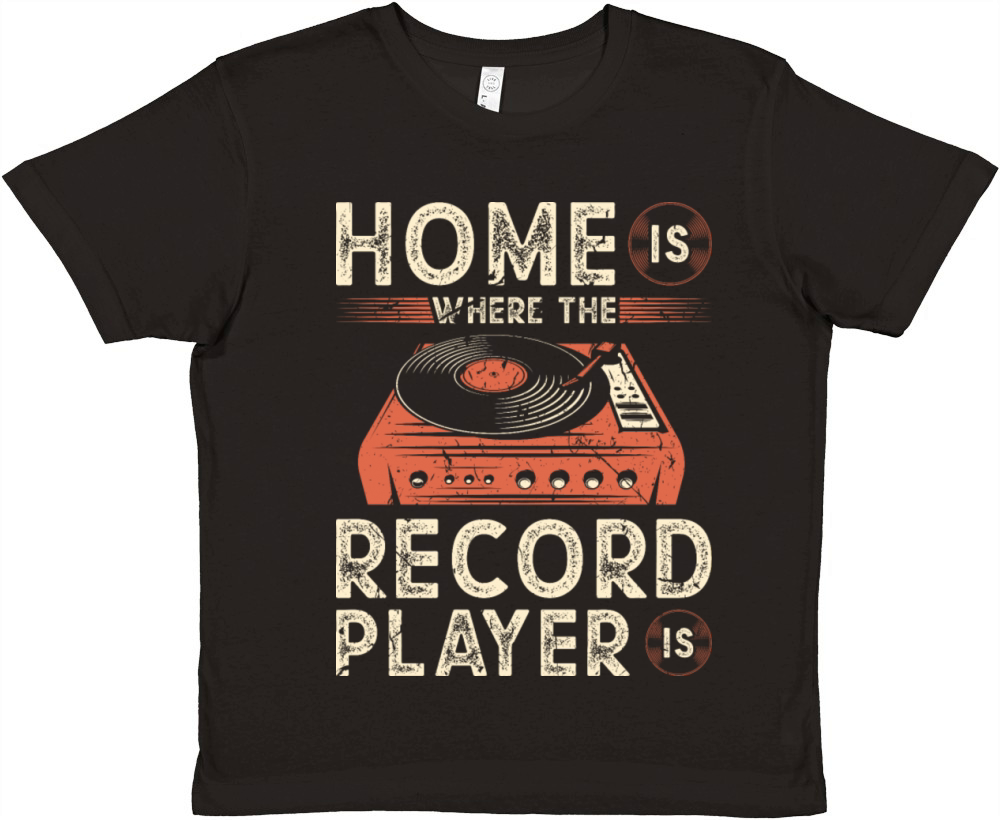 Vinyl Record Player Vinyl Records Premium Kids Crewneck T-shirt