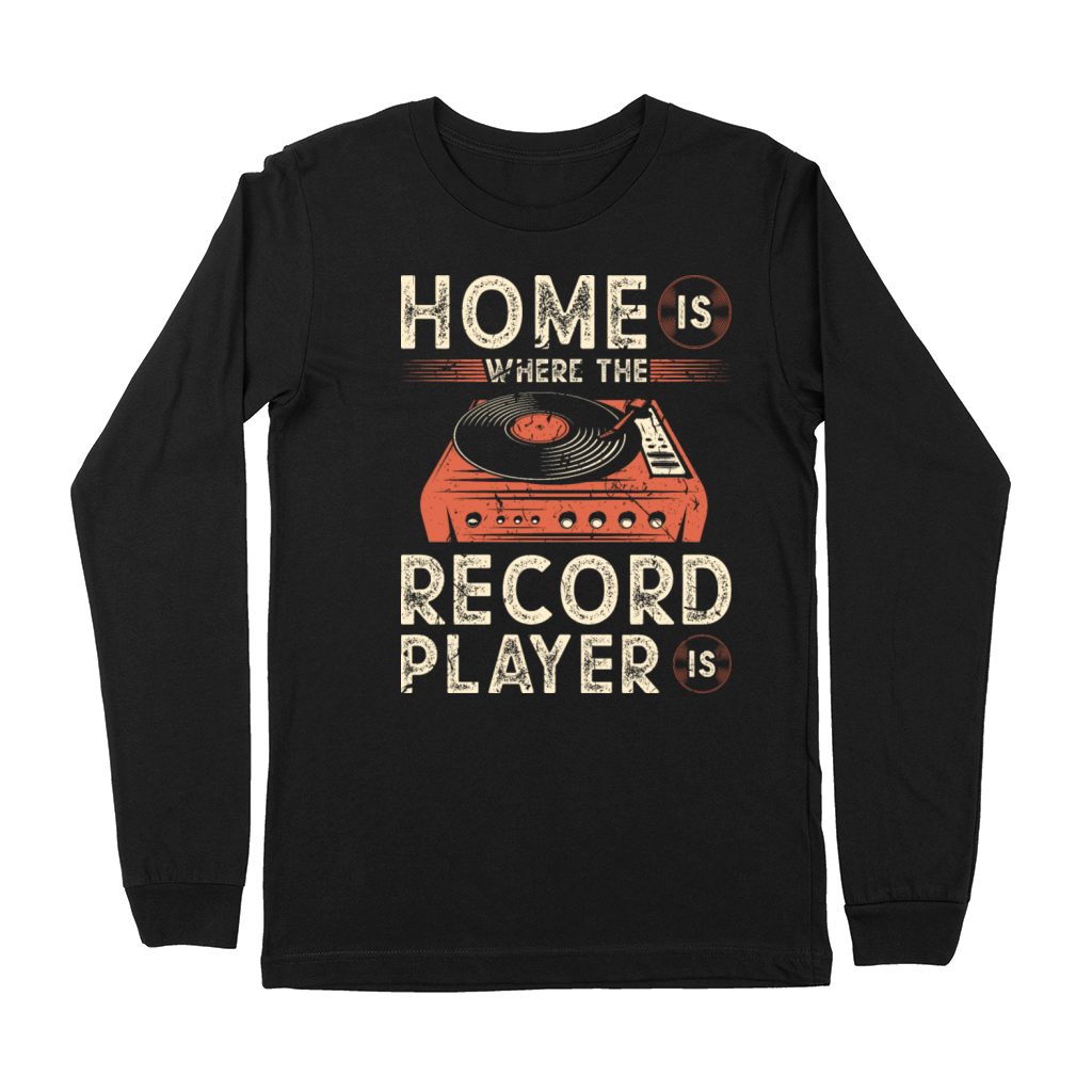 Vinyl Record Player Vinyl Records Premium Long Sleeve