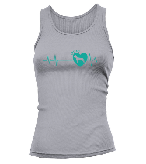 Heartbeat Line Amstaff Staffordshire Terrier Tank top Woman