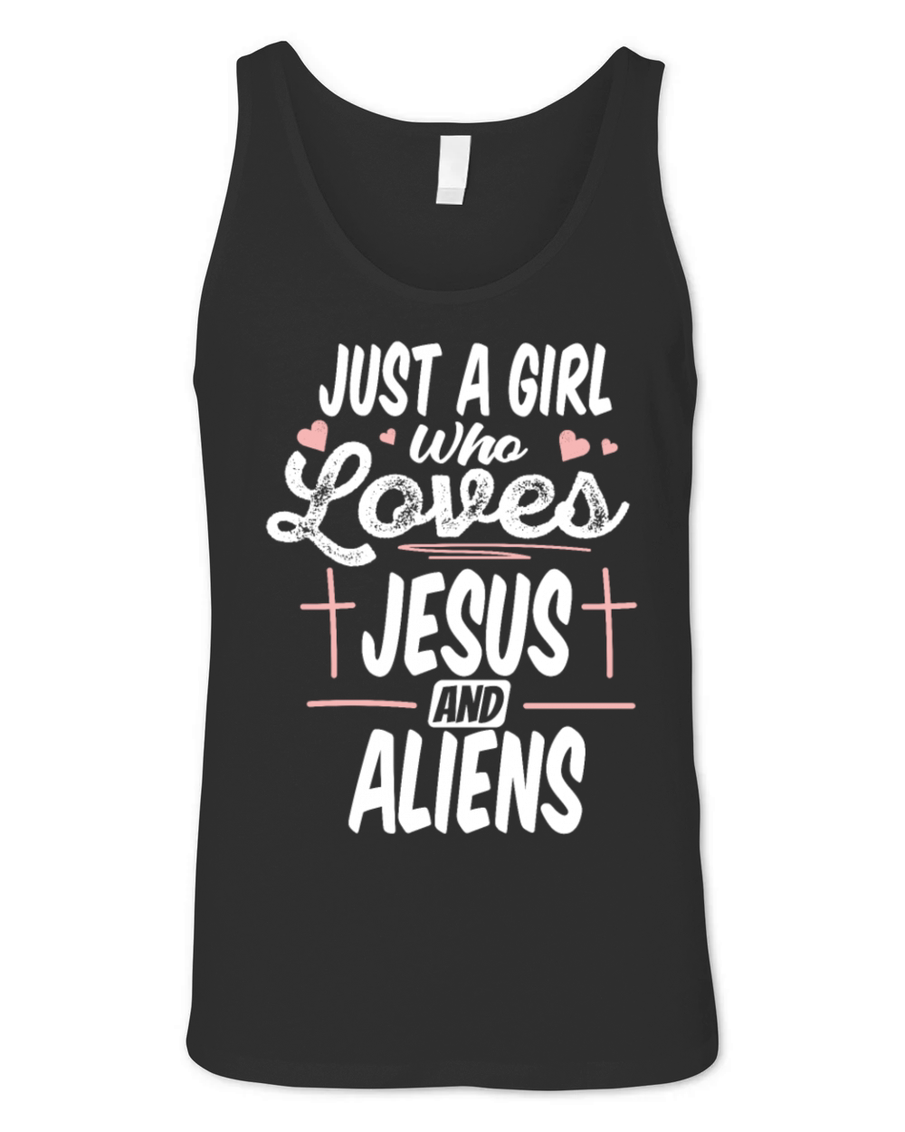 Christian Christianity Humor Alien Jesus Unisex Jersey Tank