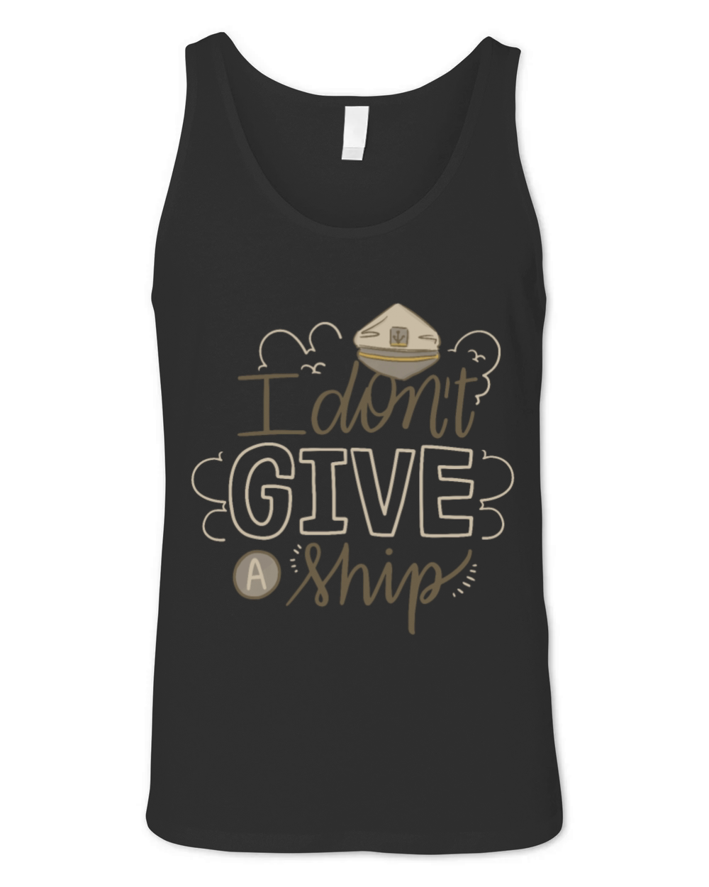 i dont give a ship Unisex Jersey Tank