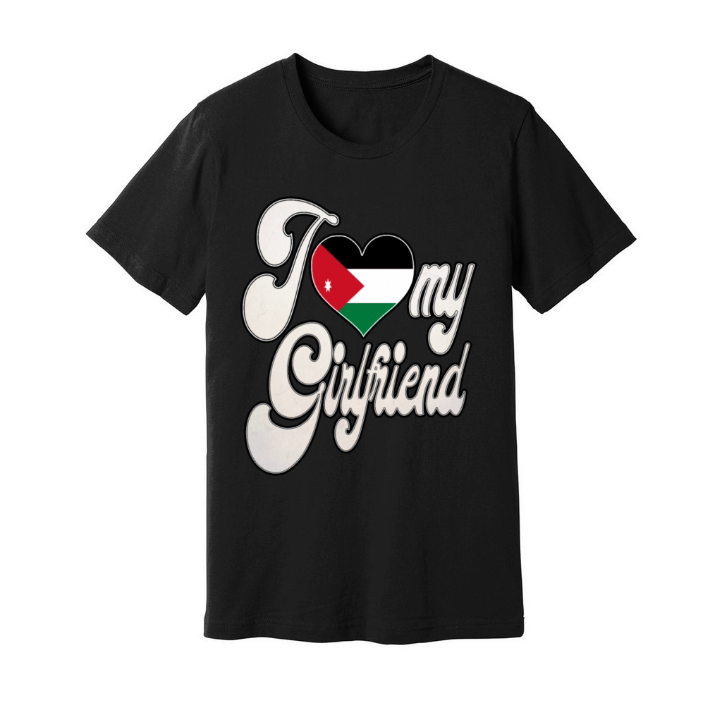 JordanI Love My Jordanian Girlfriend Unisex Jersey Tee