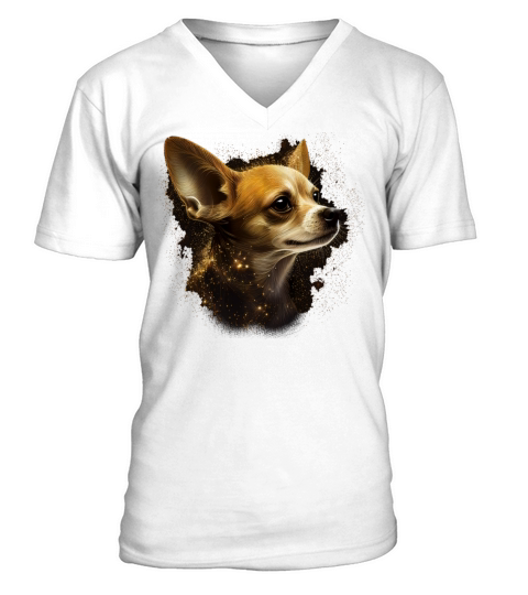 Chihuahua - Cute and beautiful coloured Dog Love V-Neck T-shirt