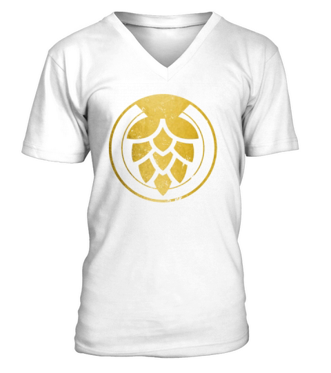 Craft Beer Brewmaster Hops Brewing Gift V-Neck T-shirt