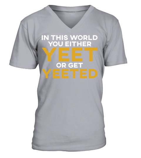 In This World You Either Yeet Or Get Yeeted V-Neck T-shirt