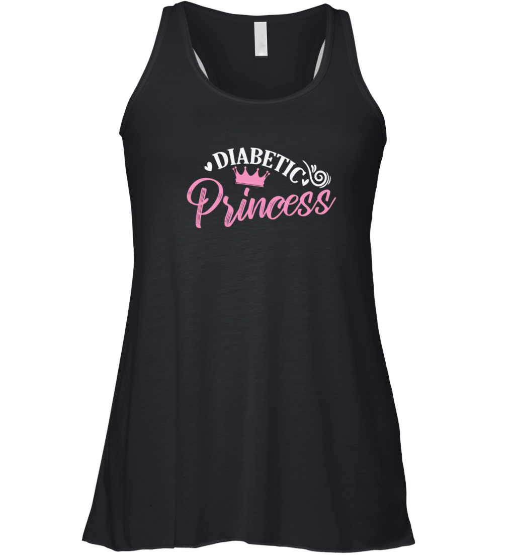 Diabetic Princess Daughter Girl Women's Flowy Tank Top
