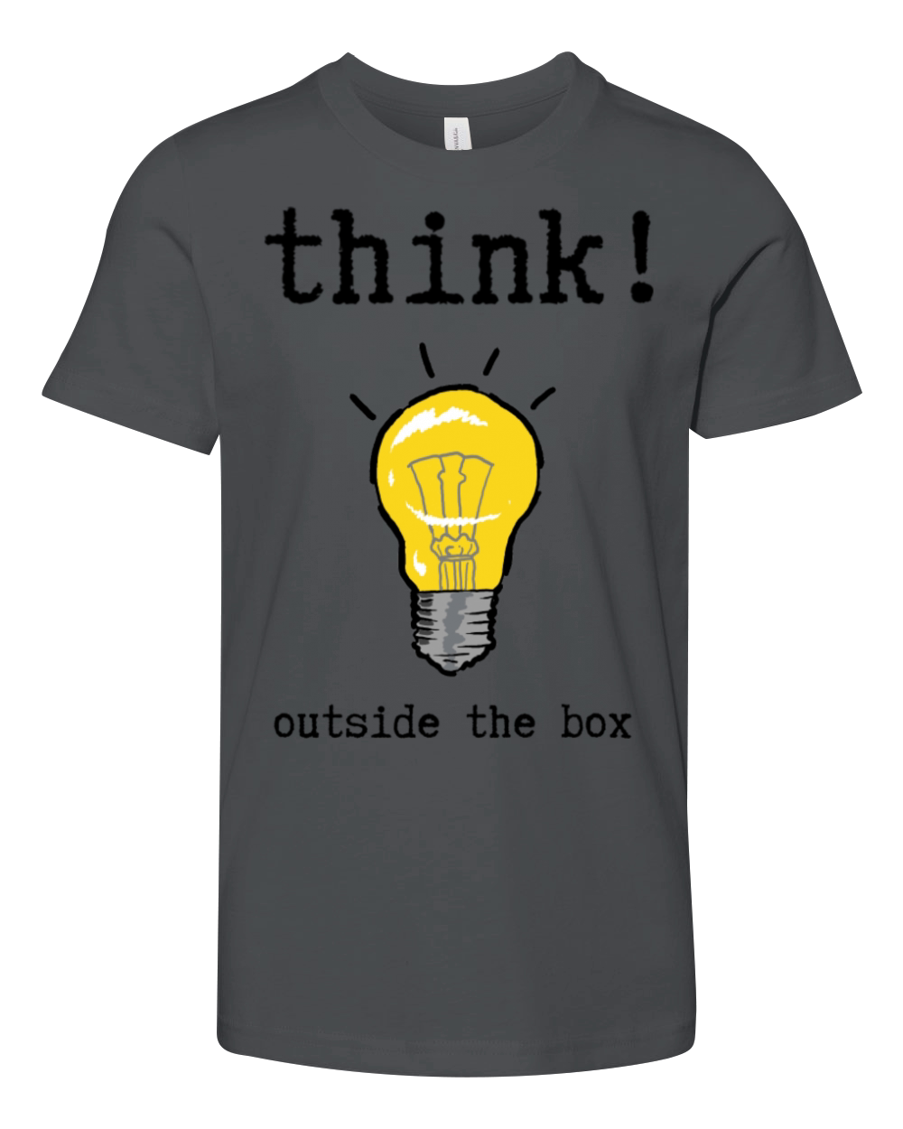 Think outside the box Youth Unisex Jersey Tee