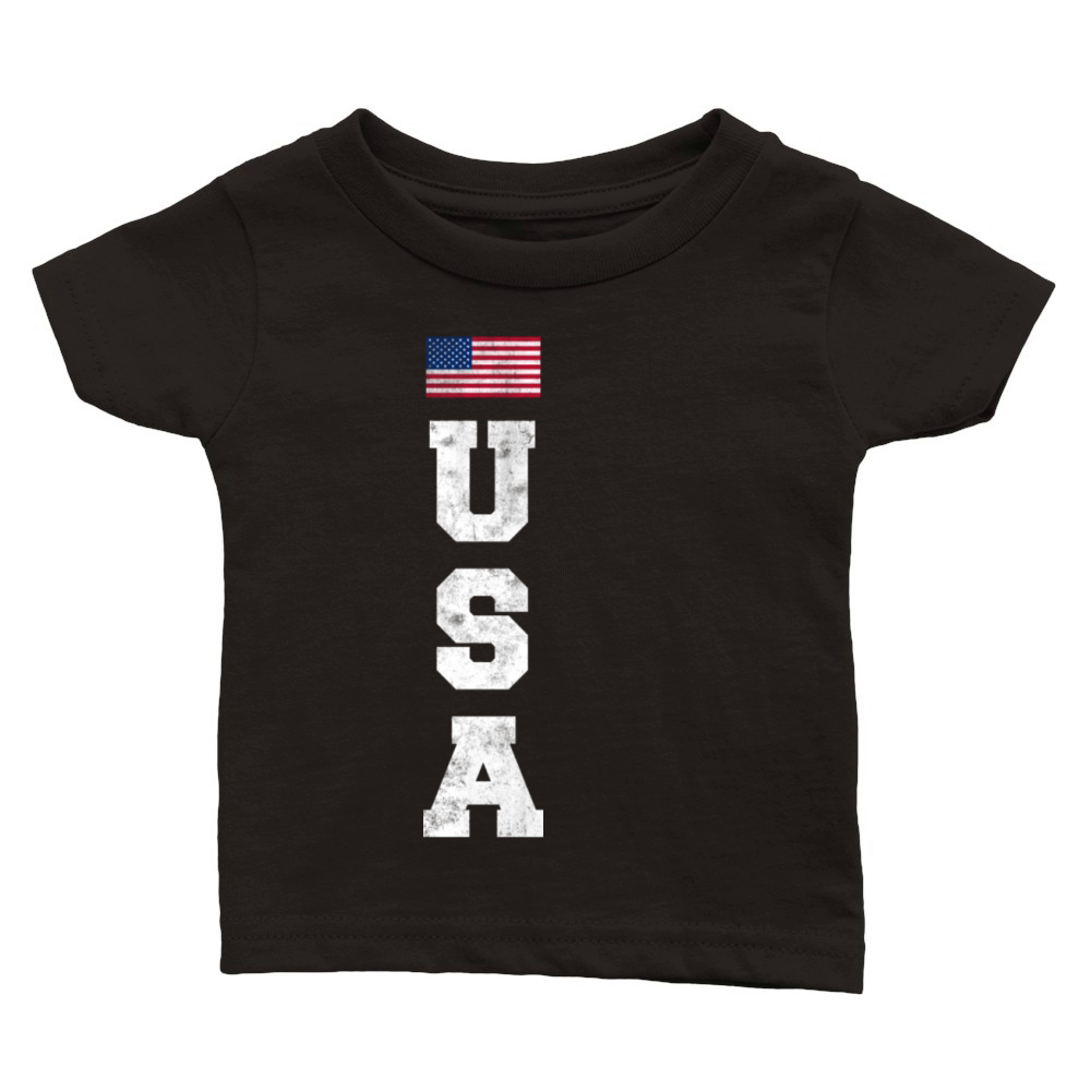 Usa Classic Baby Crewneck T-shirt