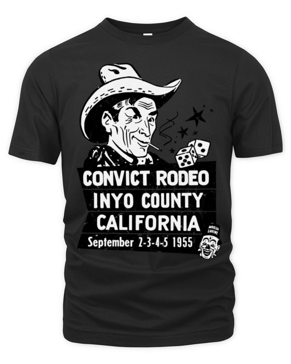 Vintage Inyo County Convict Rodeo Organic Unisex T-shirt