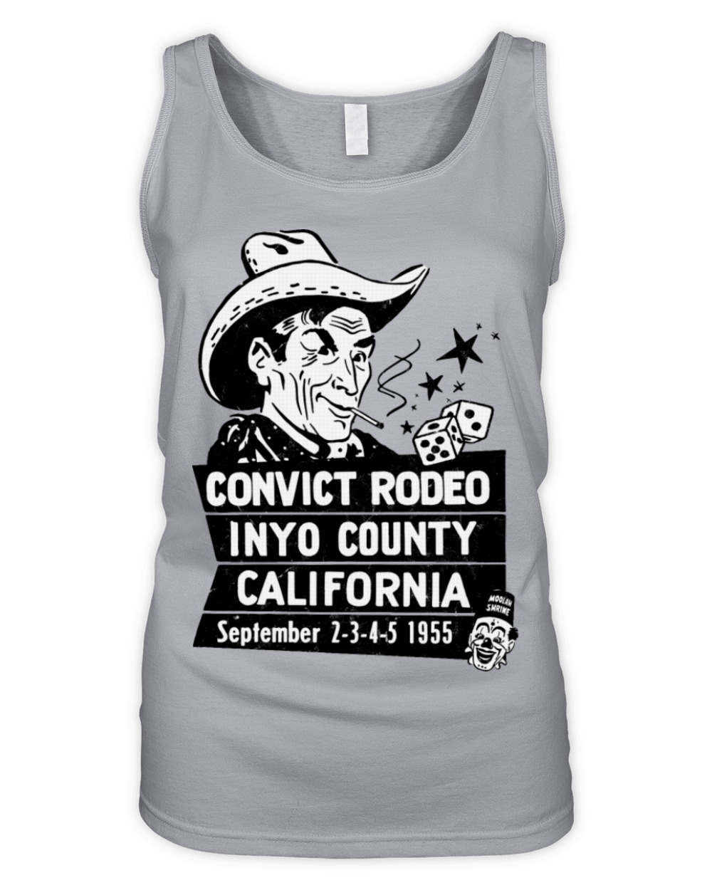 Vintage Inyo County Convict Rodeo Organic Women's Tank Top