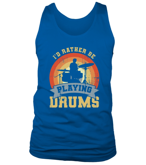 Vintage Drum Quote Tank Top Unisex