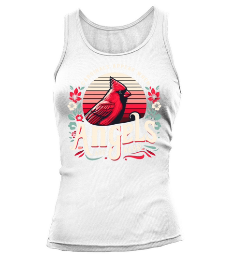 Cardinals Appear When Angels Are Near Bird Lover Tank top Woman