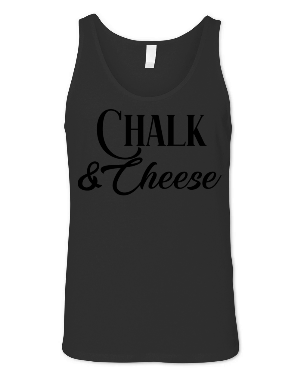 CHALK AND CHEESE Unisex Jersey Tank