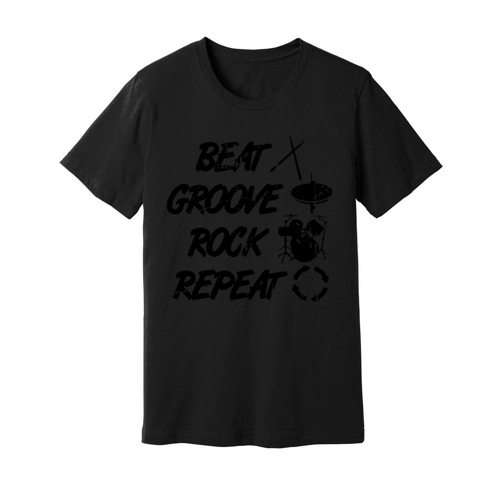 Drum Set Techniques Unisex Jersey Tee