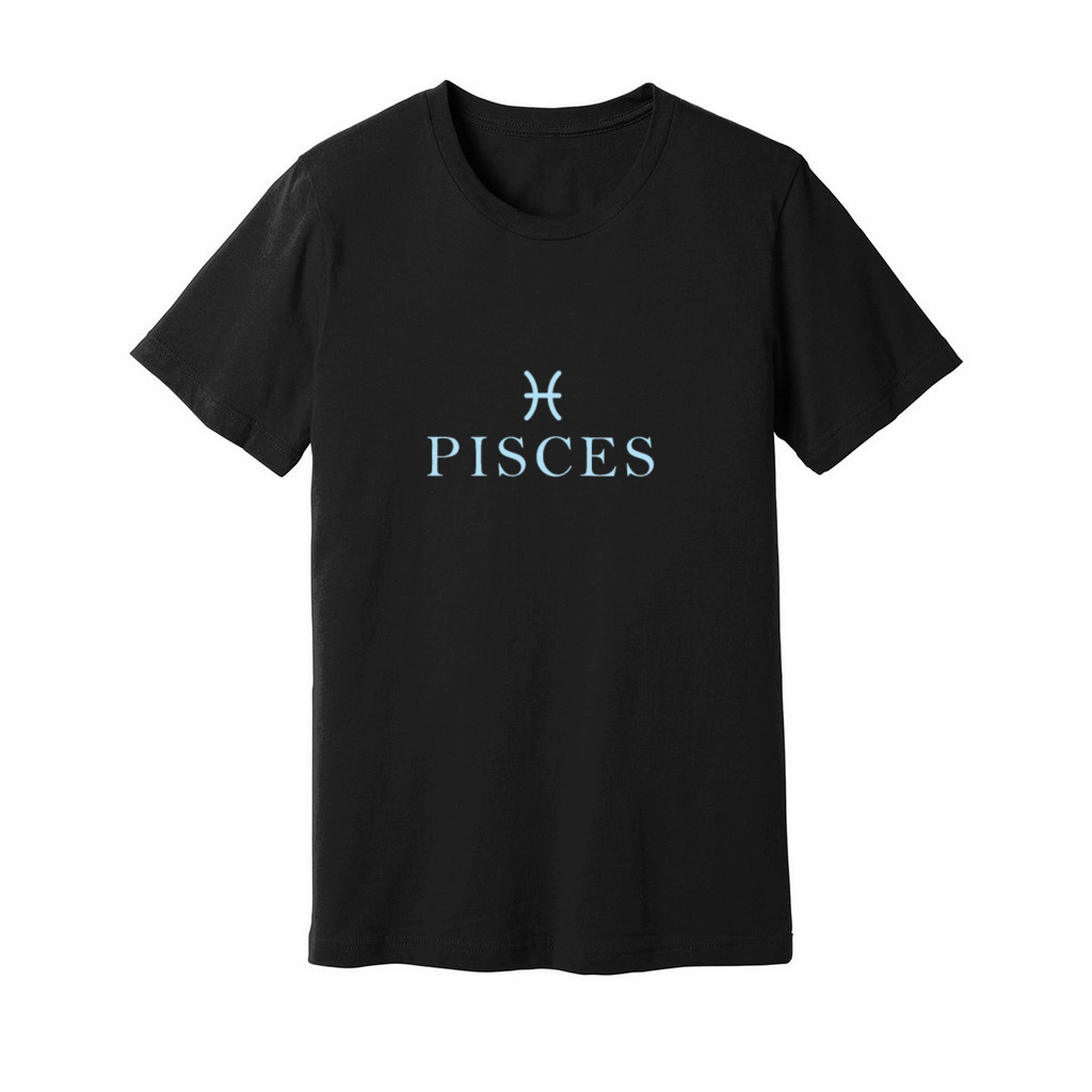 Pisces Zodiac Sign Pisces Constellation Unisex Jersey Tee