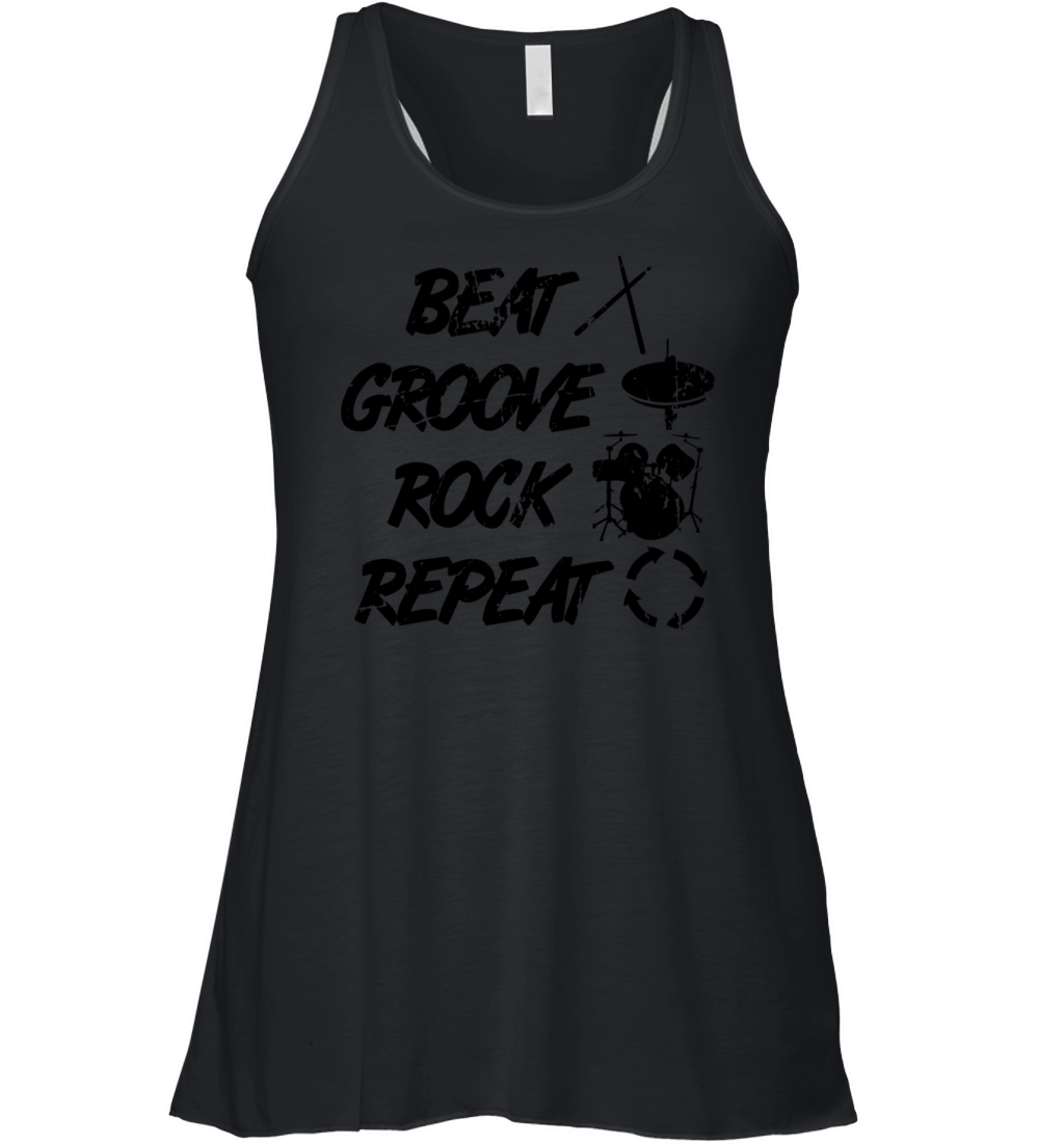 Drum Set Techniques Women's Flowy Tank Top
