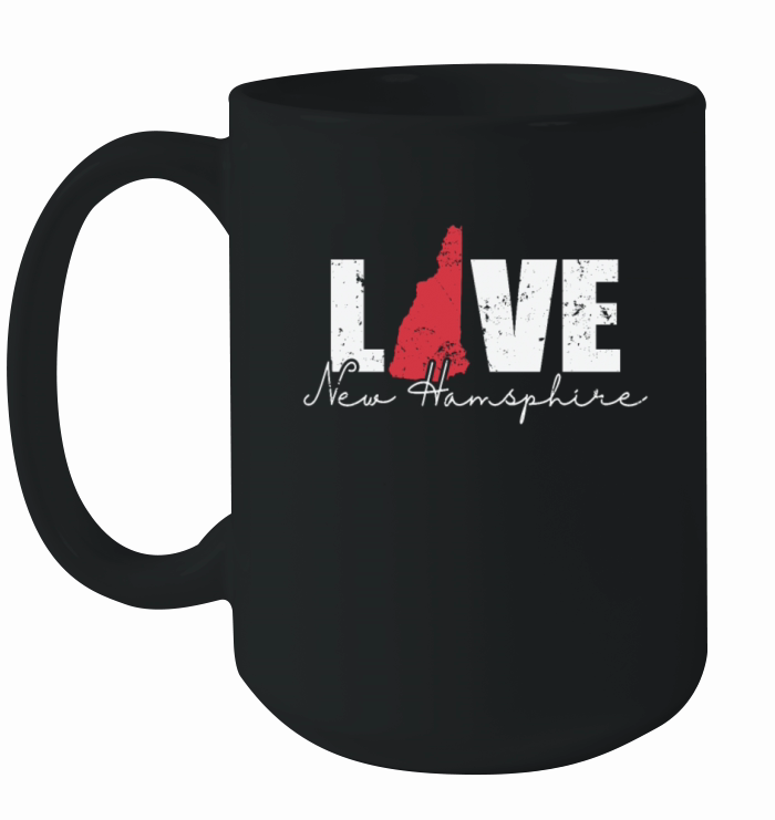 New Hampshire Love New Hamsphire USA Ceramic Mug