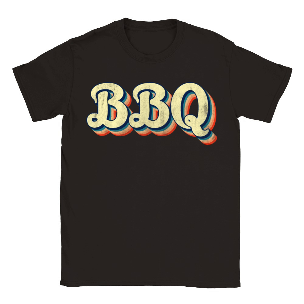 BBQ Master Funny Barbecue Lover Vintage T Shirt Classic Kids Crewneck T-shirt