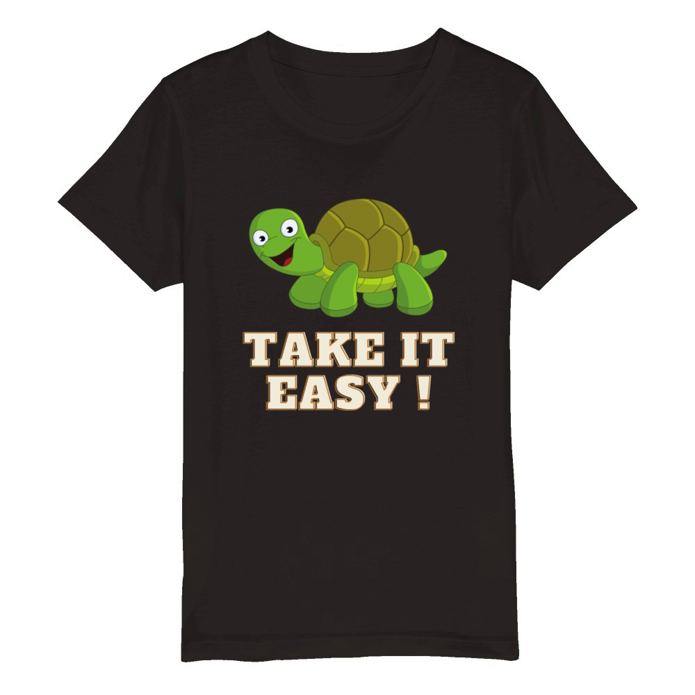 Take It Easy Organic Kids Crewneck T-shirt