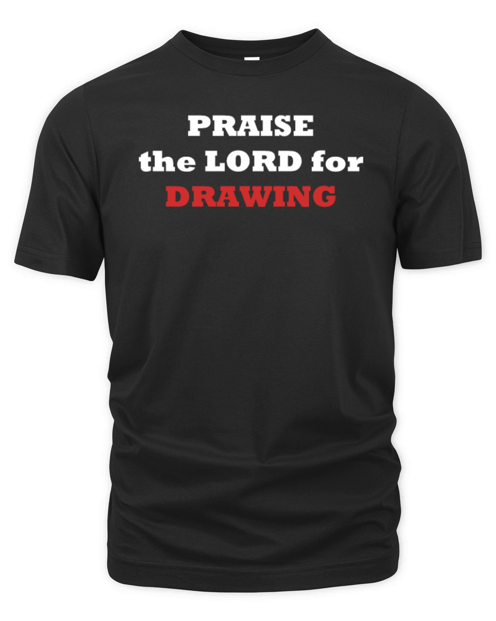 PRAISE the LORD for DRAWING Organic Unisex T-shirt
