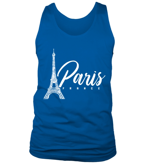 Paris France Eiffel Tower Souvenir Tank Top Unisex