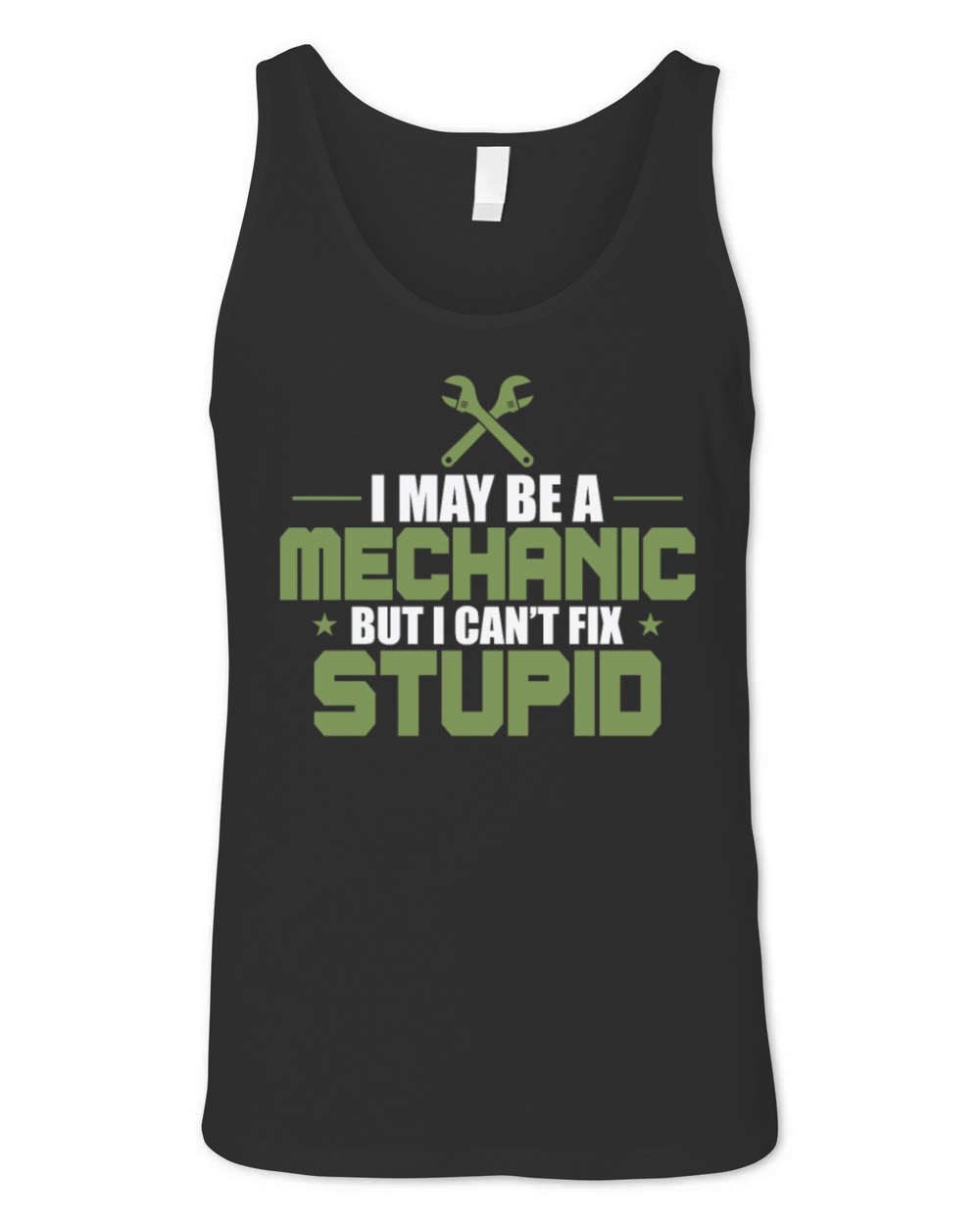 I May Be a Mechanic but i cant fix Stupid Unisex Jersey Tank