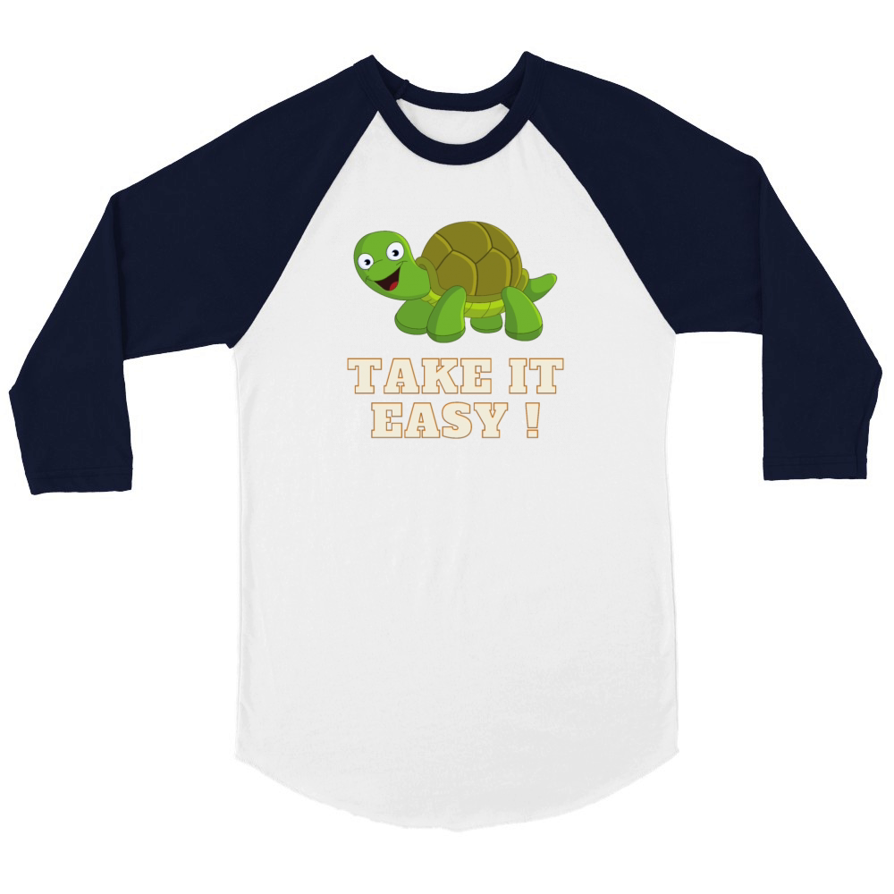 Take It Easy Unisex ¾ sleeve Raglan T-shirt