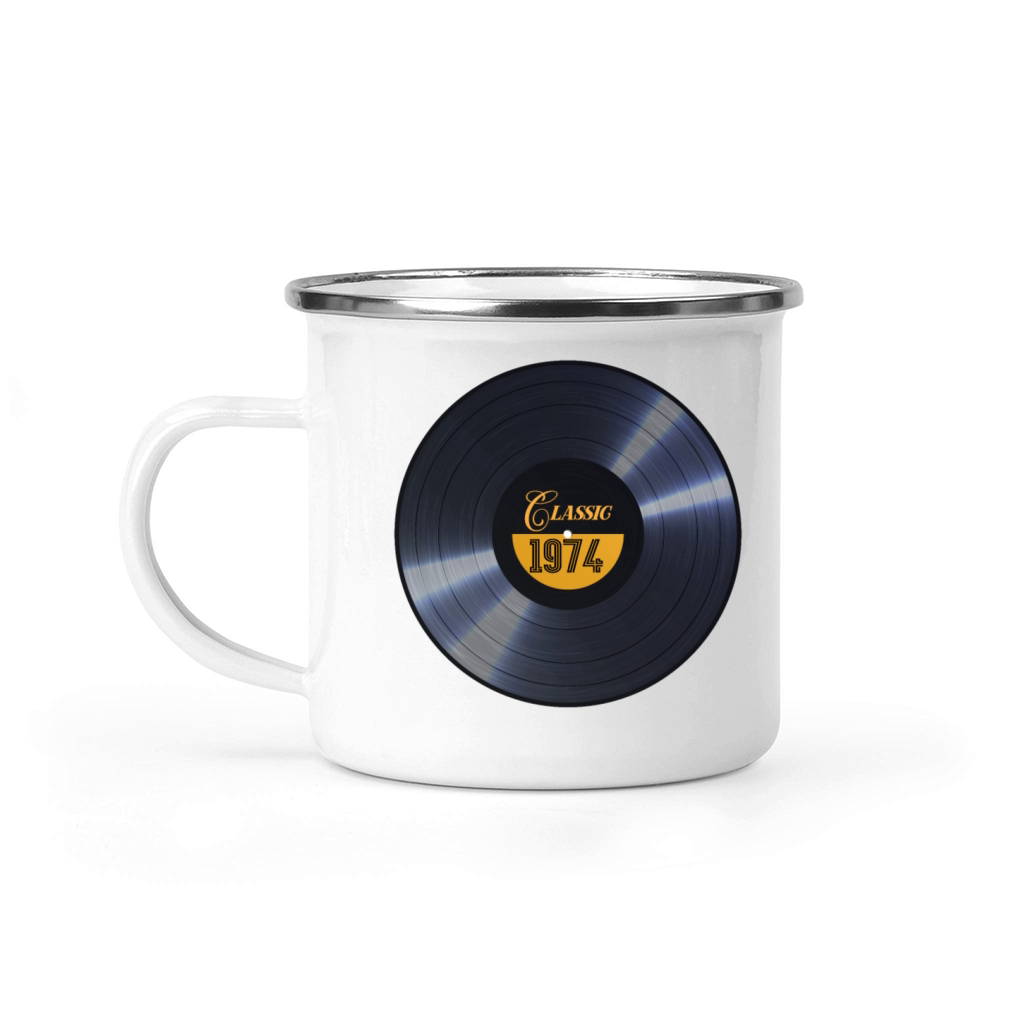 Vintage 1974 - Classic Vinyl Camping Mug