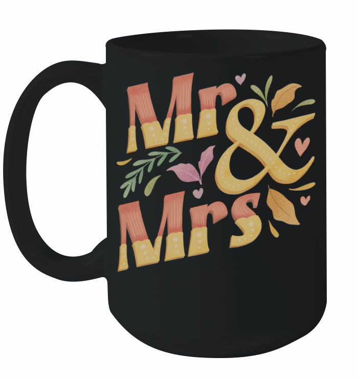 Mr and Mrs Ceramic Mug