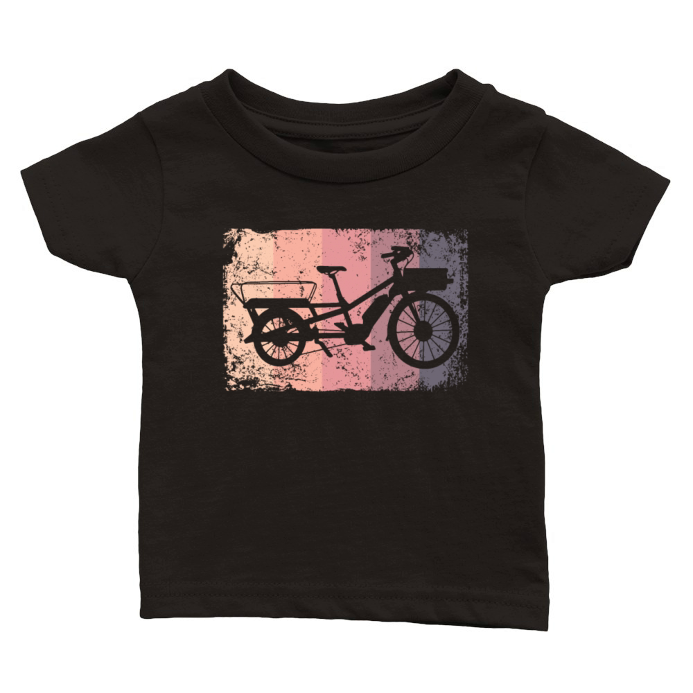 Heavy Load Bike Cargo Bicycle Cargobike Classic Baby Crewneck T-shirt