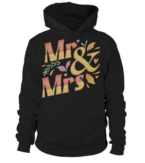 Mr and Mrs Hoodie Unisex
