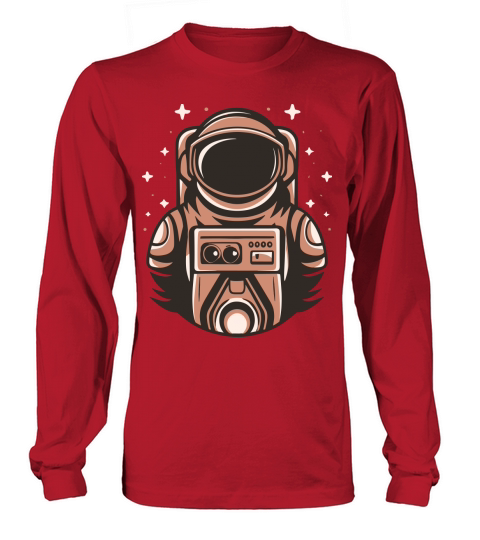 Astronaut Vector Art Design 3 Colors Long sleeved Unisex