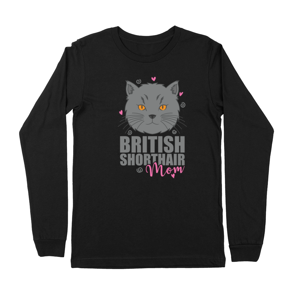 British Shorthair Mom Cat Pet Premium Long Sleeve