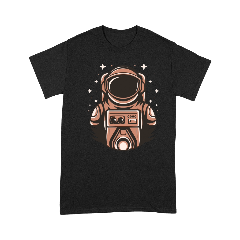 Astronaut Vector Art Design 3 Colors Premium T-shirt