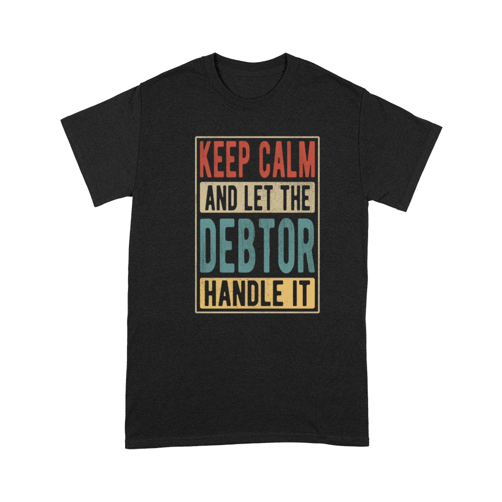 Debtor Retro Gift Premium T-shirt