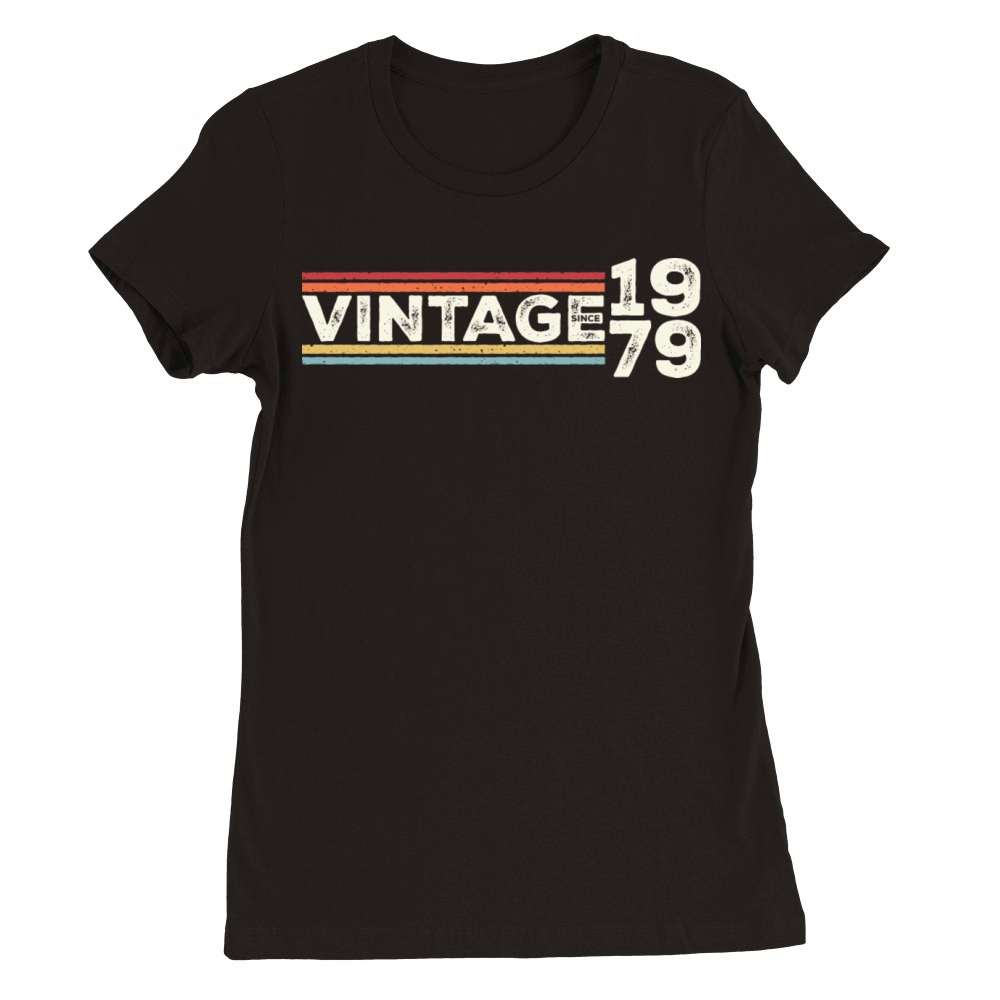 Vintage 1979 Gifts Legend for 44 Years Old - 44th Premium Womens Crewneck T-shirt