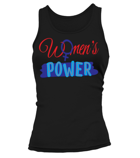 WOMENS POWER FUNNY QUOTES Tank top Woman