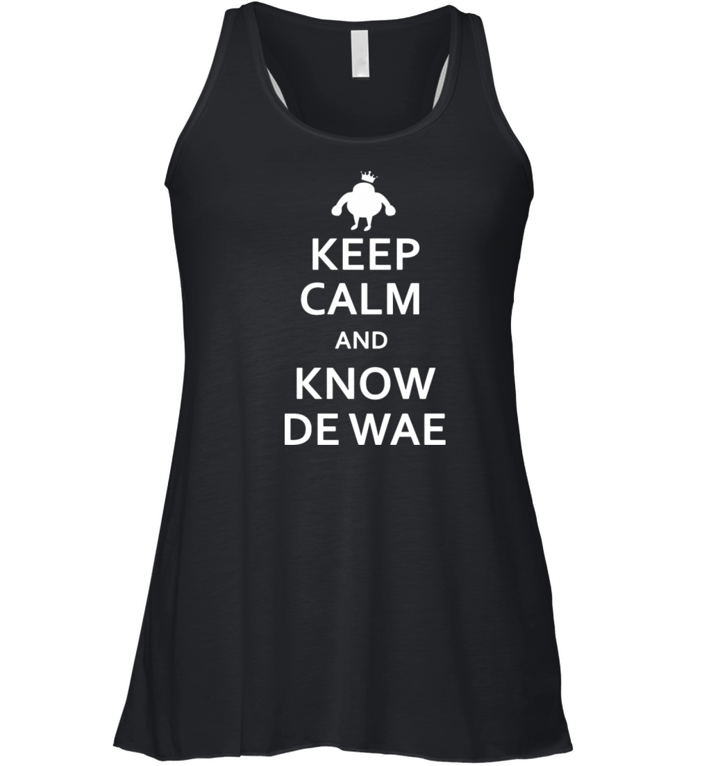 Ugandan Knuckles KEEP CALM AND KNOW DE WAE Women's Flowy Tank Top
