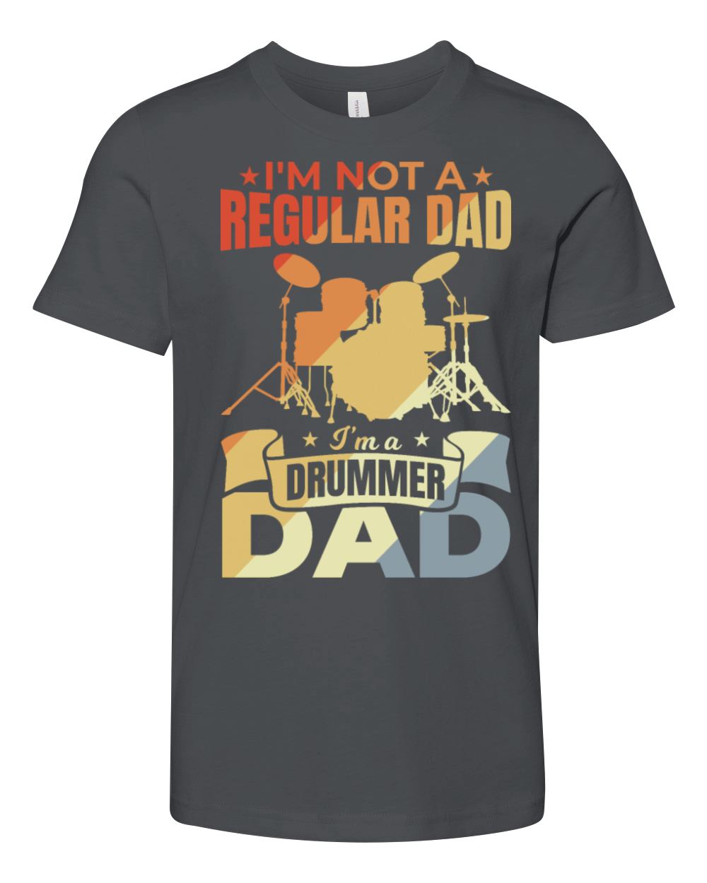 Drummer Father Youth Unisex Jersey Tee