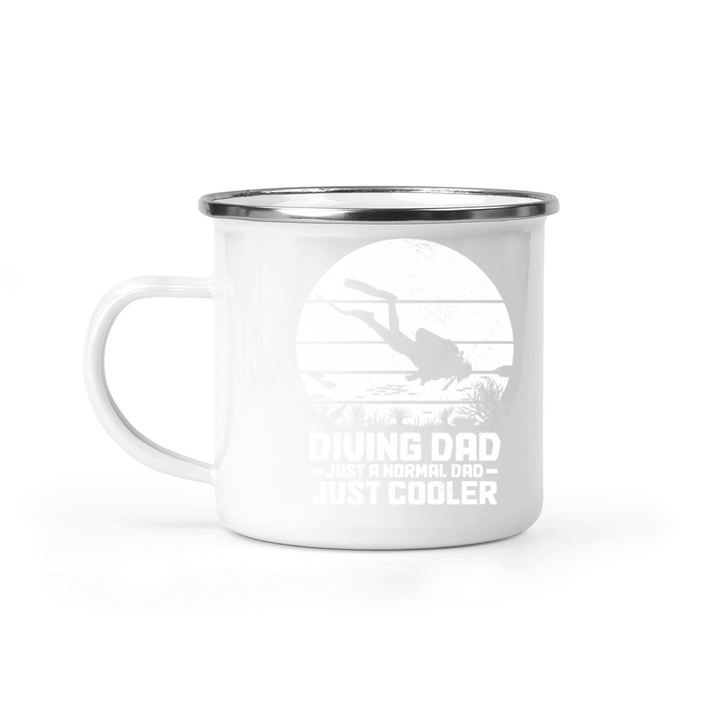 Scuba Diving Funny Vintage Diver Gift Camping Mug