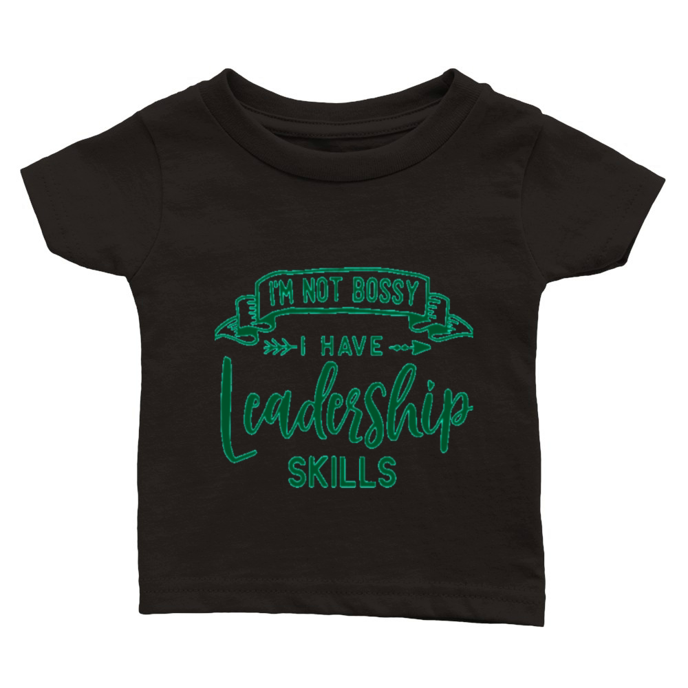 Leadership Quote Classic Baby Crewneck T-shirt