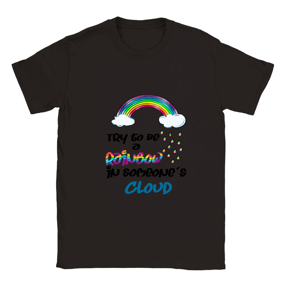 rain of rainbow Classic Kids Crewneck T-shirt