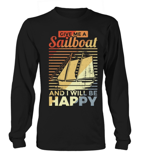 Vintage Sailing Long sleeved Unisex