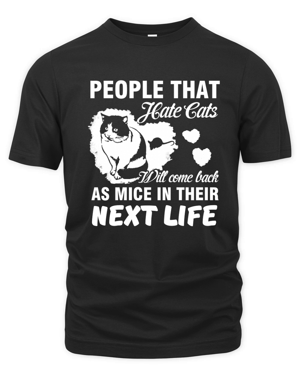 People That Hate Cats Organic Unisex T-shirt