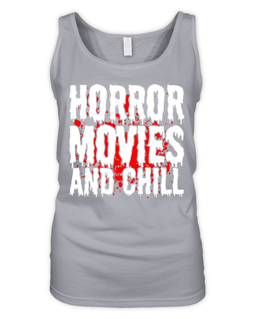 Horror Movies And Chill Horror Fan Organic Women's Tank Top
