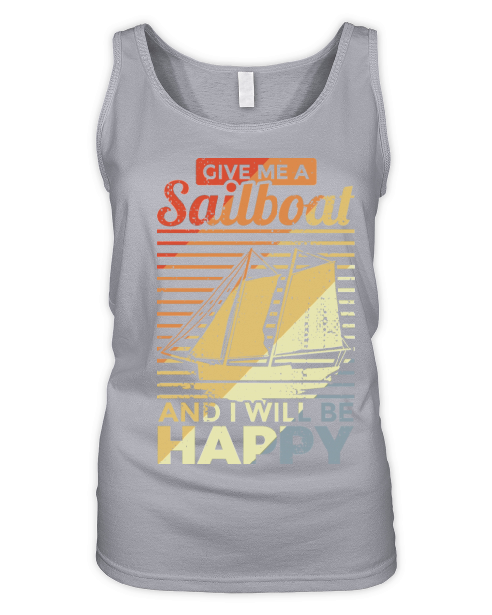 Vintage Sailing Organic Women's Tank Top