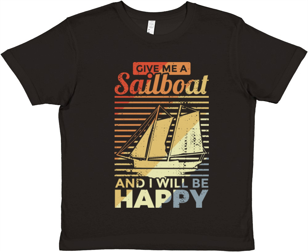 Vintage Sailing Premium Kids Crewneck T-shirt