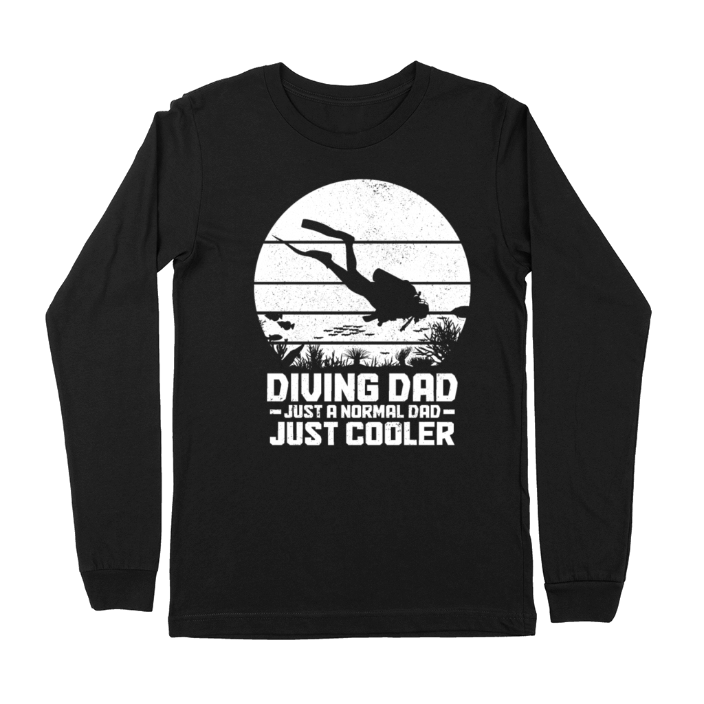 Scuba Diving Funny Vintage Diver Gift Premium Long Sleeve
