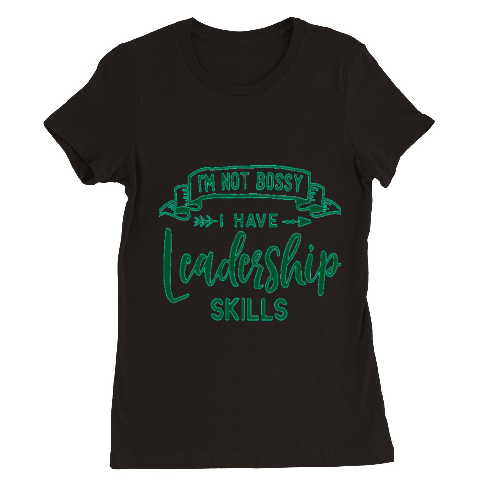 Leadership Quote Premium Womens Crewneck T-shirt